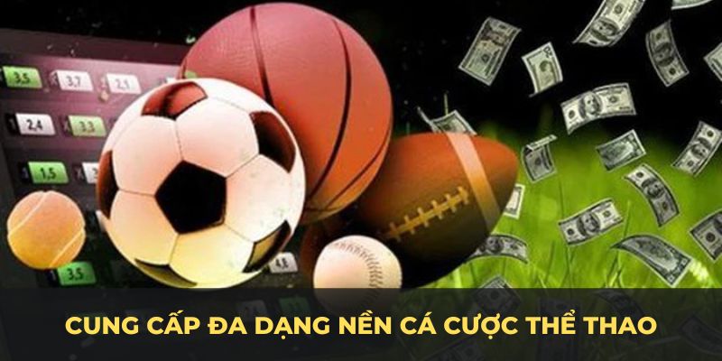 Cung cấp đa dạng nền cá cược thể thao